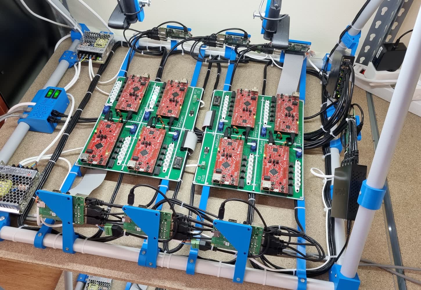 Remote Arduino board station prepared for classroom access