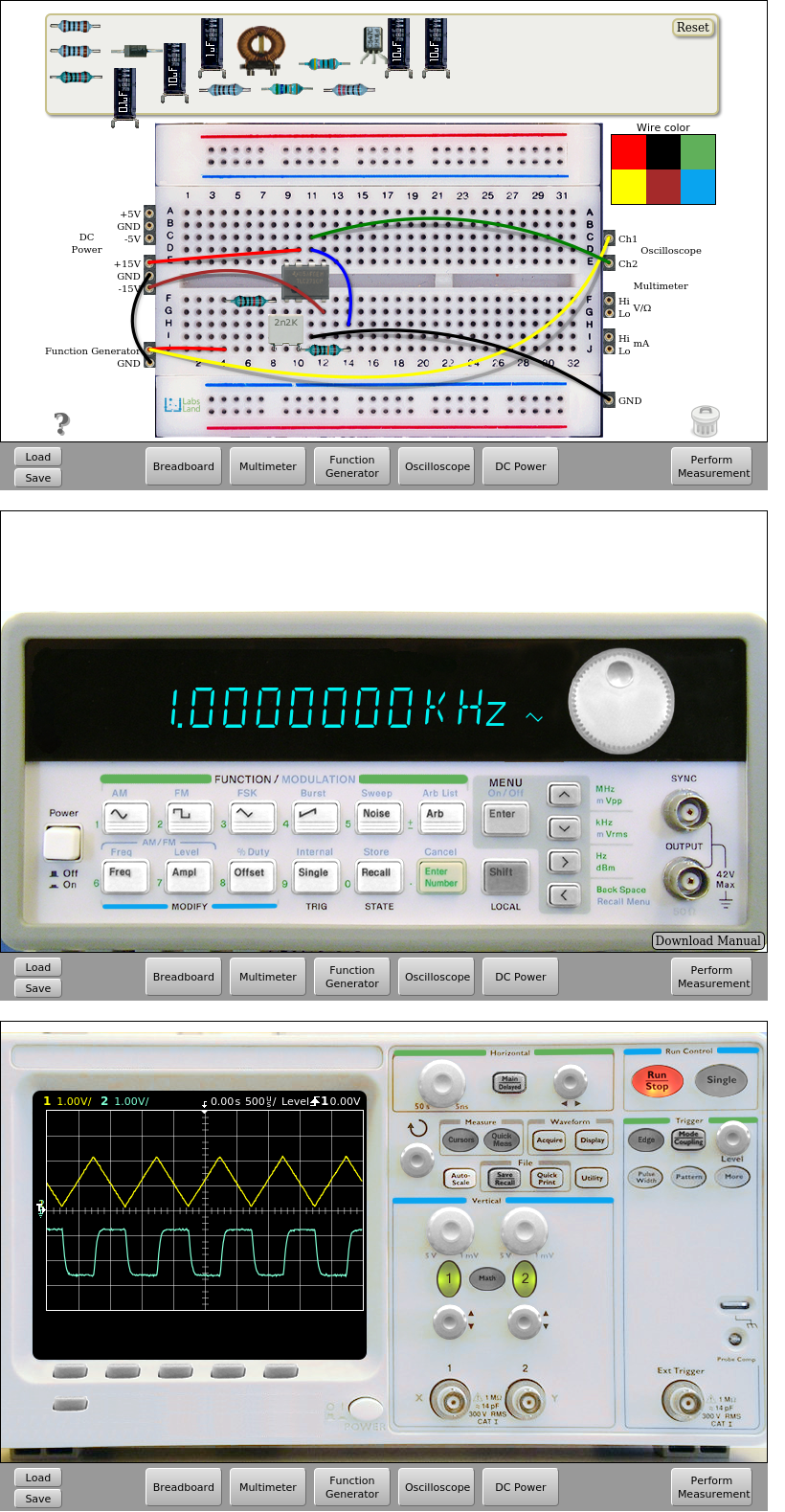 _images/opamp-differentiator_breadboard_funcgen_oscilloscope.png