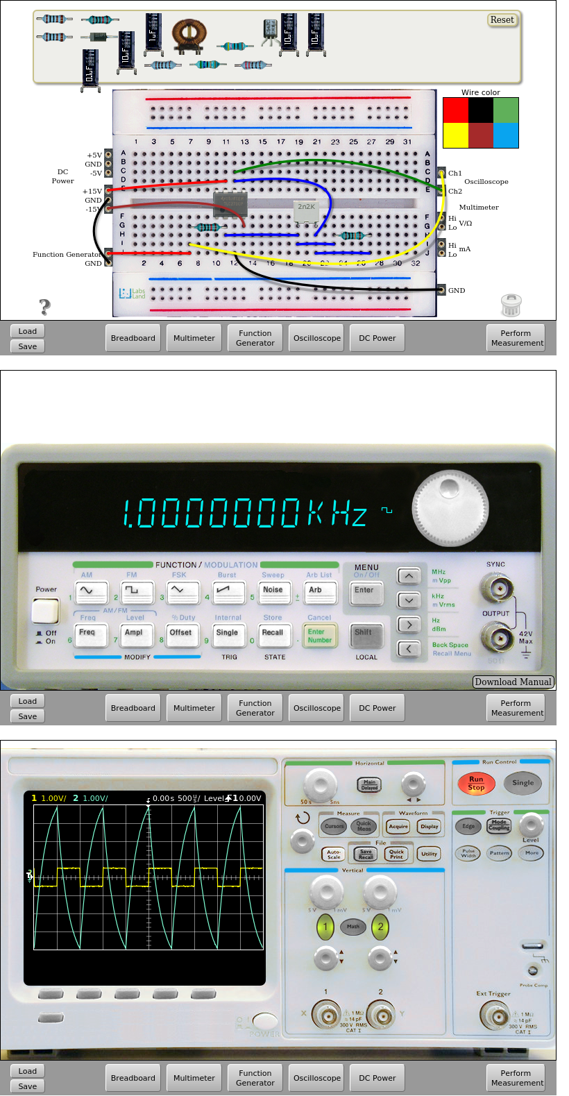 _images/opamp-integrator_breadboard_funcgen_oscilloscope.png